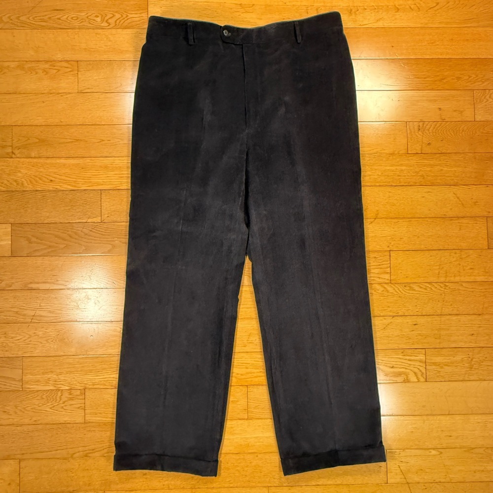 Stefano Ricci Mens‎ Brown Cotton Cashmere Corduroy Trousers Pants Italy Size 62